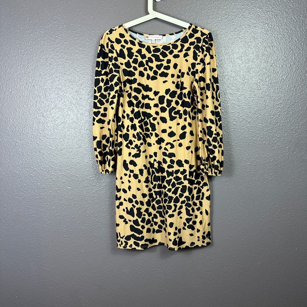 Jude Connally Sabine Shift Dress Leopard Size XS